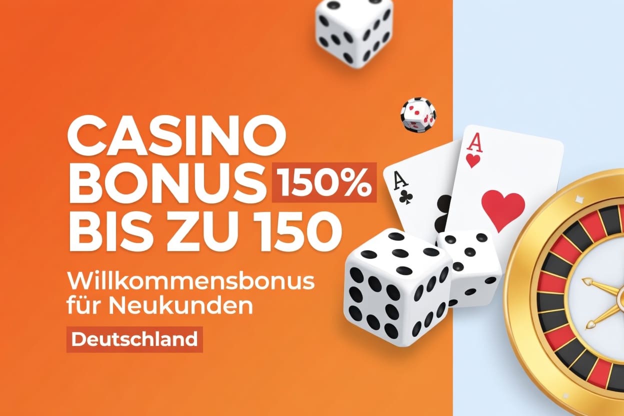 150% Casino Bonus Vergleich 2026 – Top-Angebote im Überblick